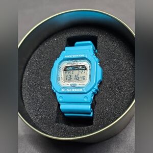 G-Shock G-Lide GLX-5600A Blue Watch Tide Graph Module